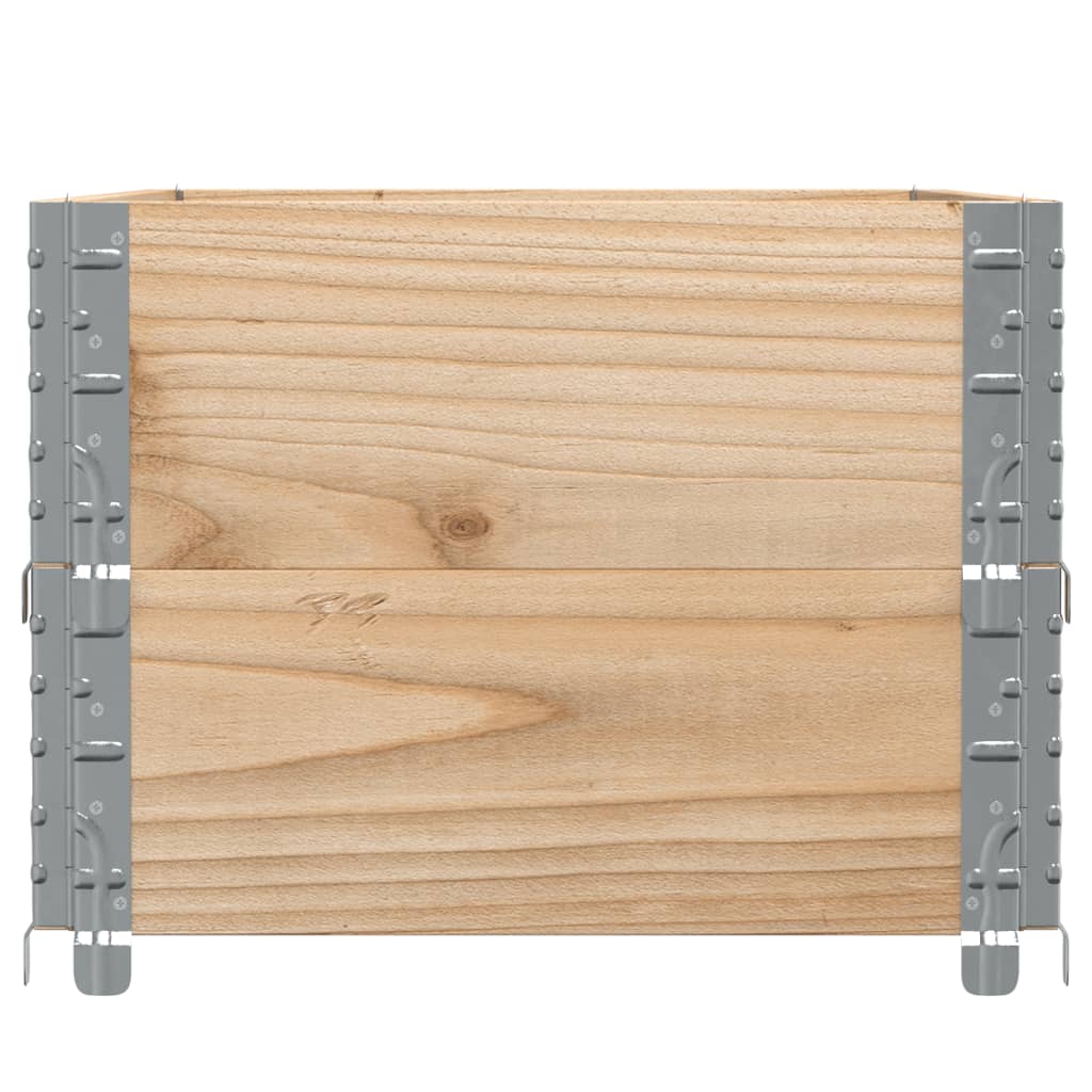 Pallet Collars 2 pcs 100x50 cm Solid Wood Pine