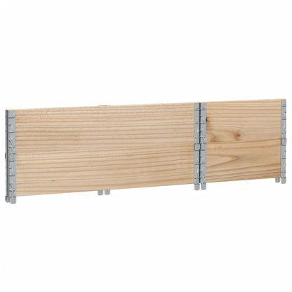 Pallet Collars 2 pcs 100x50 cm Solid Wood Pine