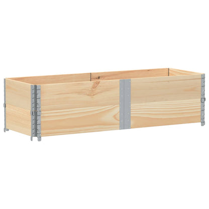 Pallet Collars 2 pcs 150x50 cm Solid Wood Pine