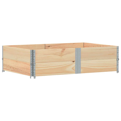Pallet Collars 2 pcs 150x100 cm Solid Wood Pine