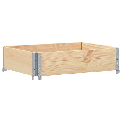Garden Planter 80x60 cm Solid Pine Wood