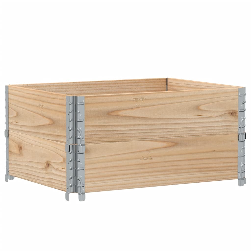 Garden Planter 80x60 cm Solid Wood Pine