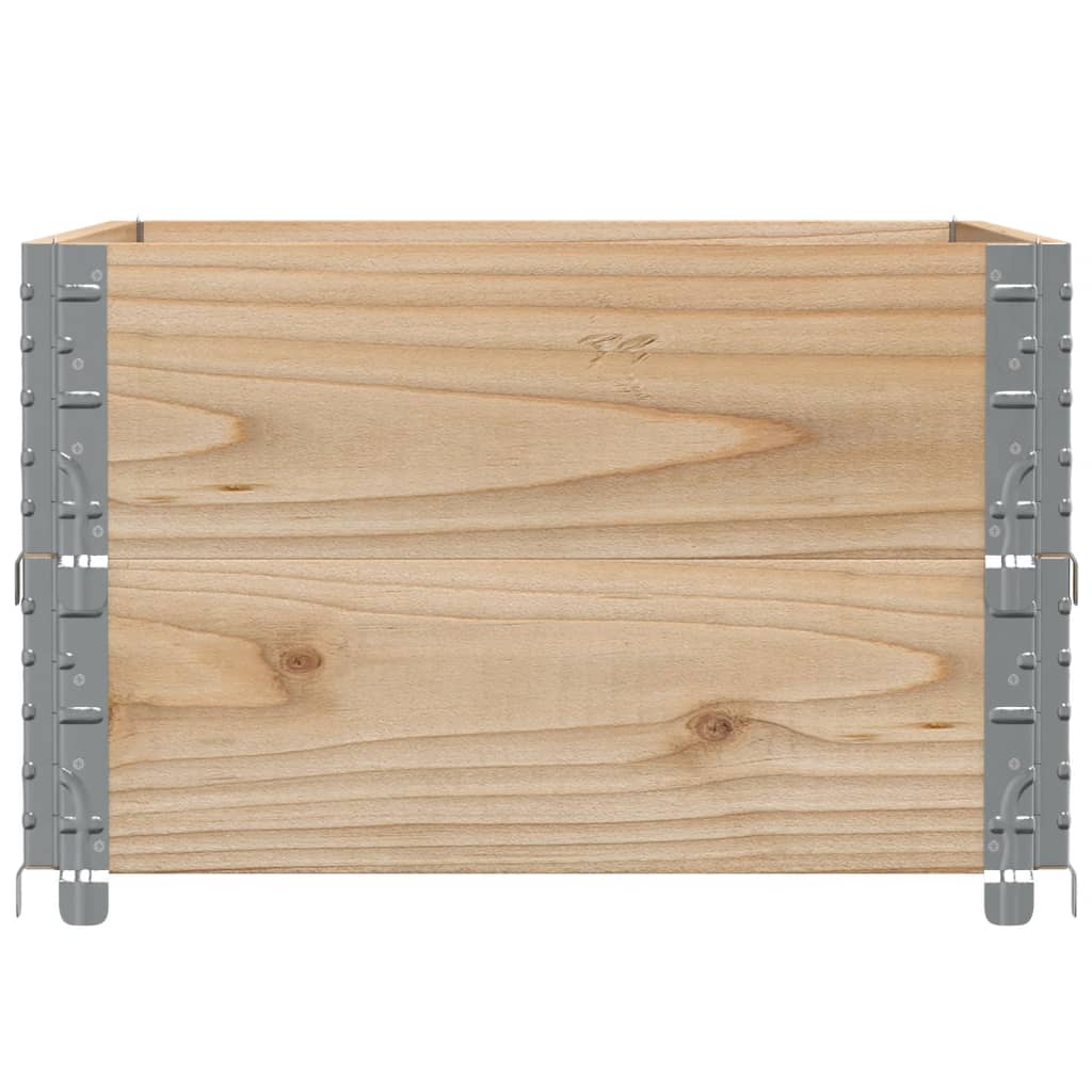 Garden Planter 80x60 cm Solid Wood Pine
