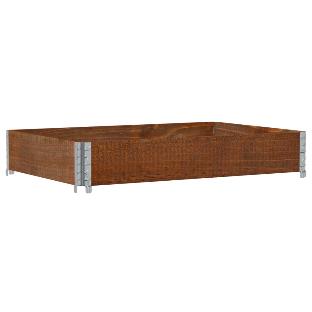 Garden Planter Brown 120x80 cm Solid Wood Pine