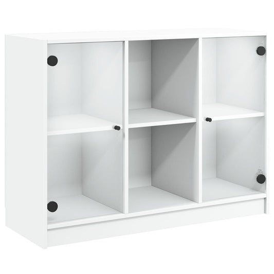 Sideboard White 102x37x75,5 cm Engineered Wood