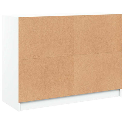 Sideboard White 102x37x75.5 cm Engineered Wood
