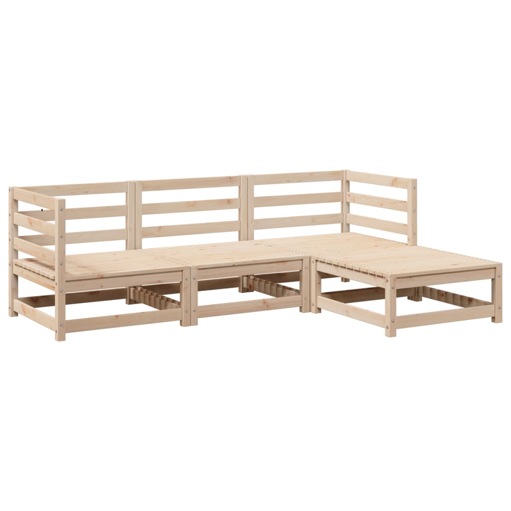 Garden Sofa Set | Pine | Solid pine wood | Large | Modular