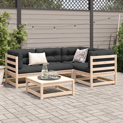Garden Sofa Set | Natural Wood | Solid pine wood | Large | Modular