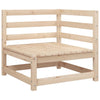 11 Piece Garden Sofa Set Solid Wood Pine