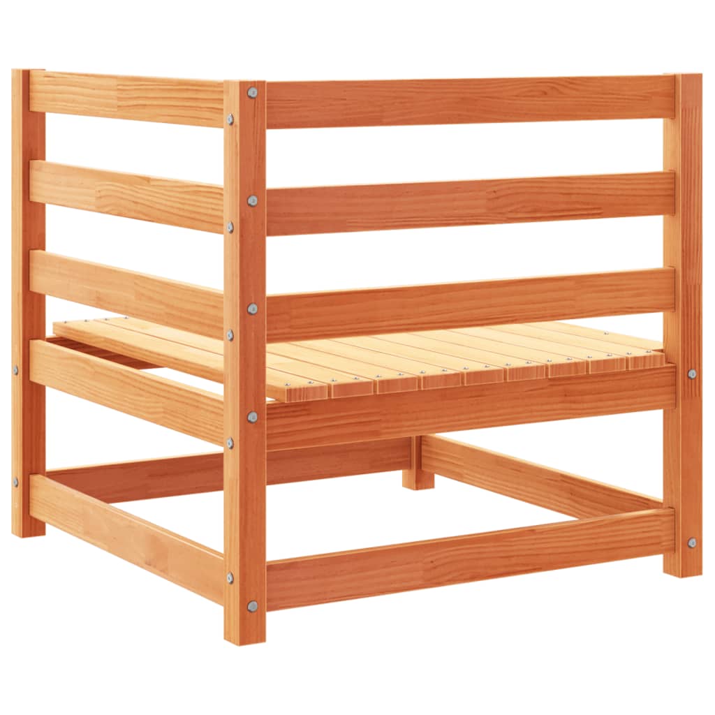 Garden Sofa Set | Wax Brown | Solid Pine Wood | Large | Breathable Design