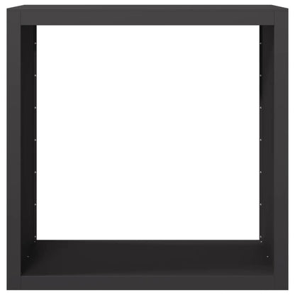 Firewood Rack Black 100x40x100 cm Steel