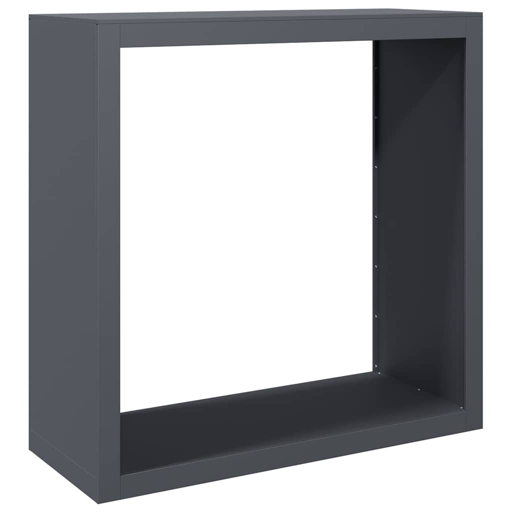 Firewood Rack Anthracite 39.4"x15.7"x39.4" Steel