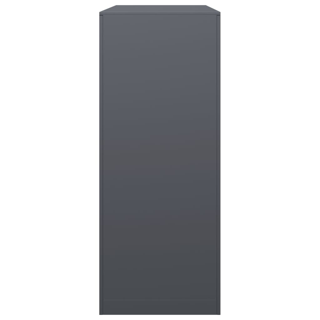 Firewood Rack Anthracite 39.4"x15.7"x39.4" Steel