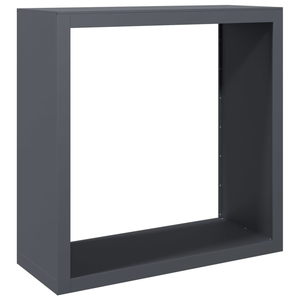 Firewood Rack Anthracite 39.4"x15.7"x39.4" Steel