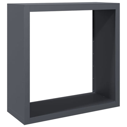 Firewood Rack Anthracite 39.4"x15.7"x39.4" Steel