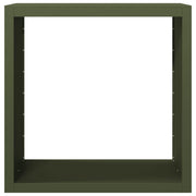 Firewood Rack Green 100x40x100 cm Steel