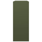 Firewood Rack Green 100x40x100 cm Steel