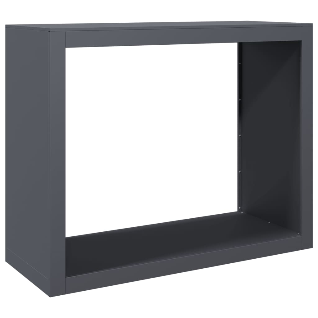 Firewood Rack Anthracite 39.4"x15.7"x31.5" Steel