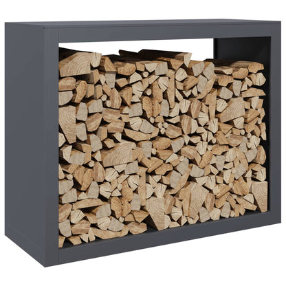 Firewood Rack Anthracite 39.4"x15.7"x31.5" Steel
