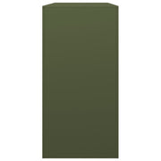 Firewood Rack Green 100x40x80 cm Steel