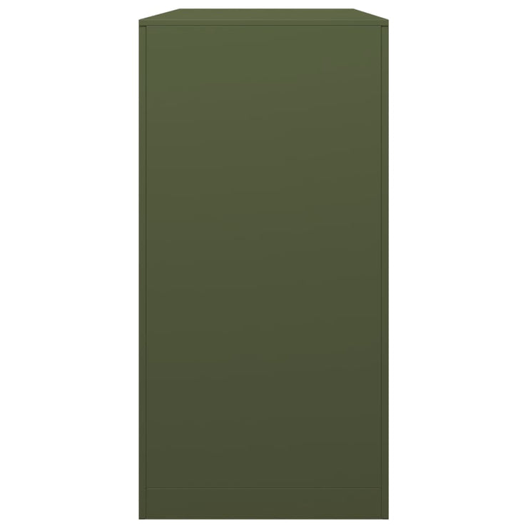 Firewood Rack Green 100x40x80 cm Steel