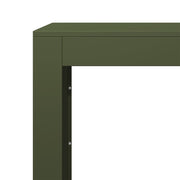 Firewood Rack Green 100x40x80 cm Steel