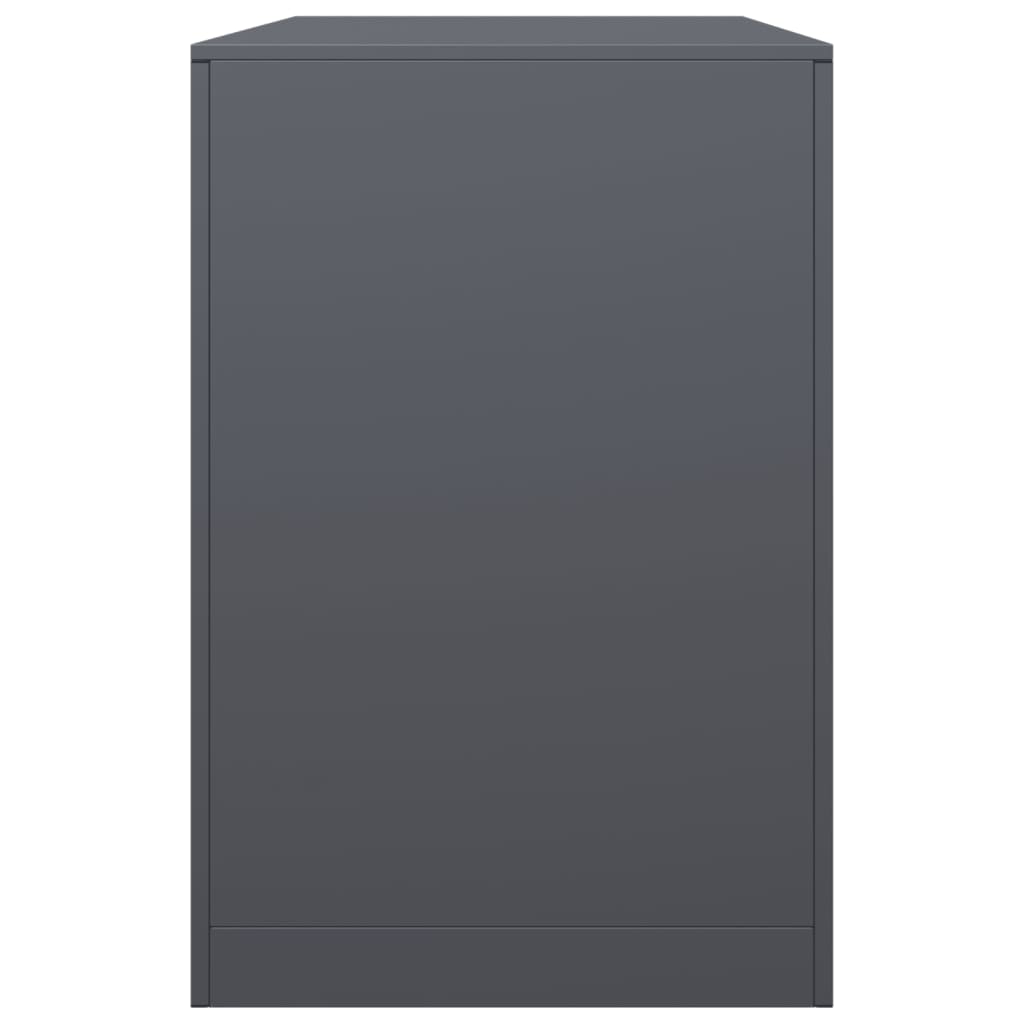 Firewood Rack Anthracite 39.4x15.7x23.6" Steel