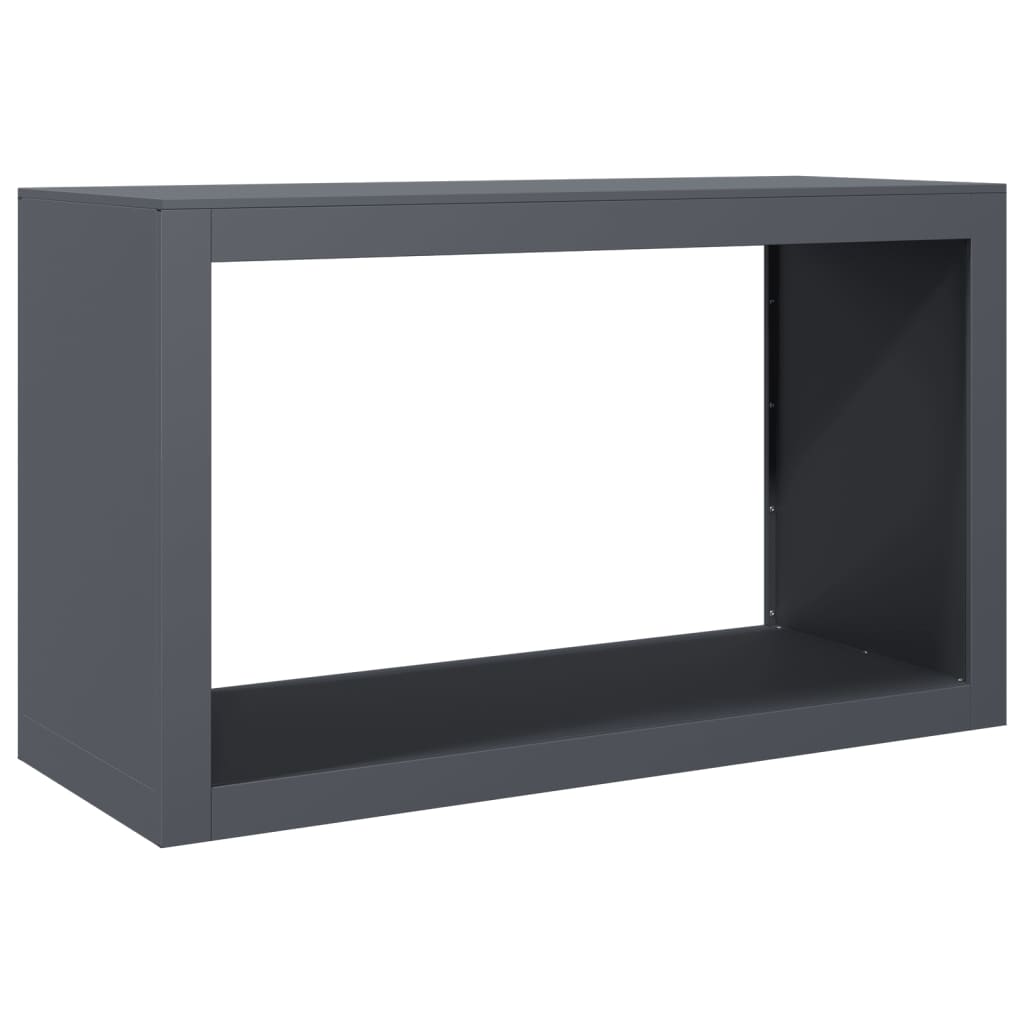 Firewood Rack Anthracite 39.4x15.7x23.6" Steel