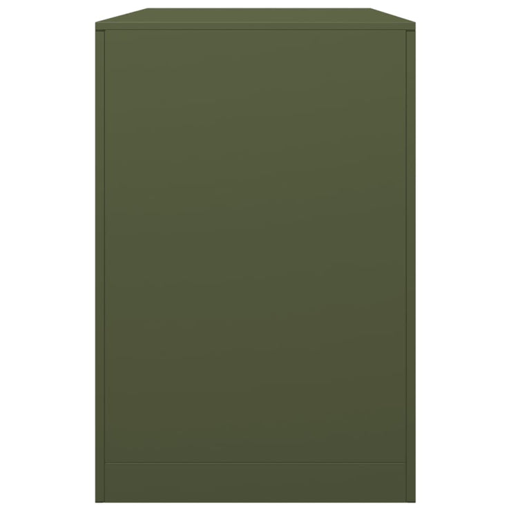 Firewood Rack Green 100x40x60 cm Steel
