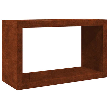 Firewood Rack 100x40x60 cm Weathering Steel