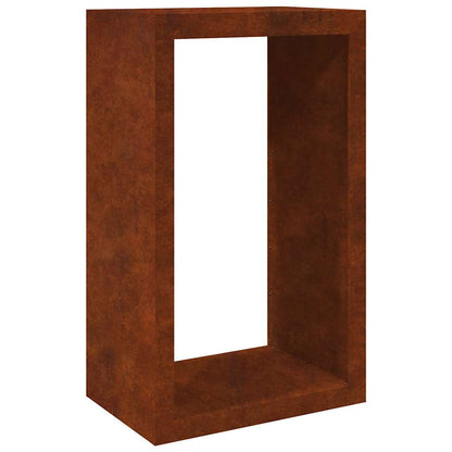 Firewood Rack 60x40x100 cm Weathering Steel