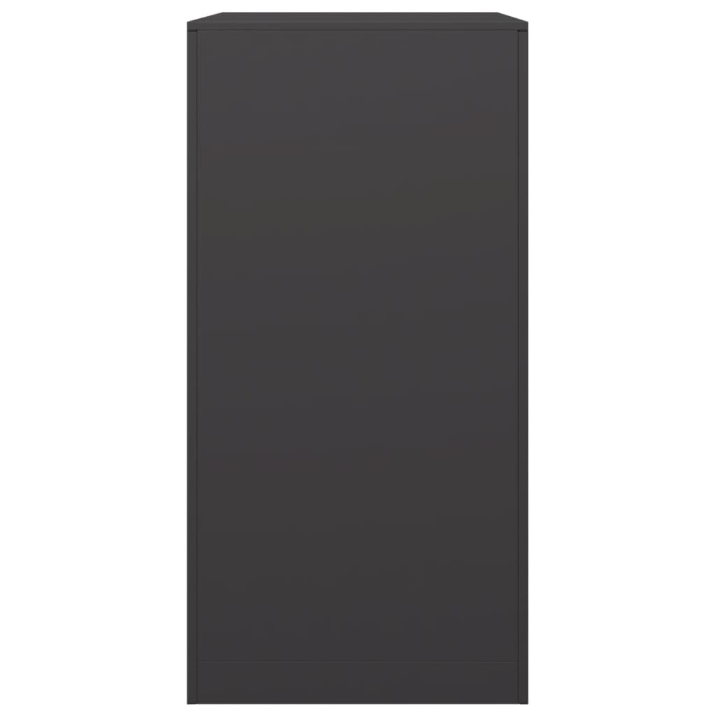 Firewood Rack Black 23.6x15.7x31.5" Steel