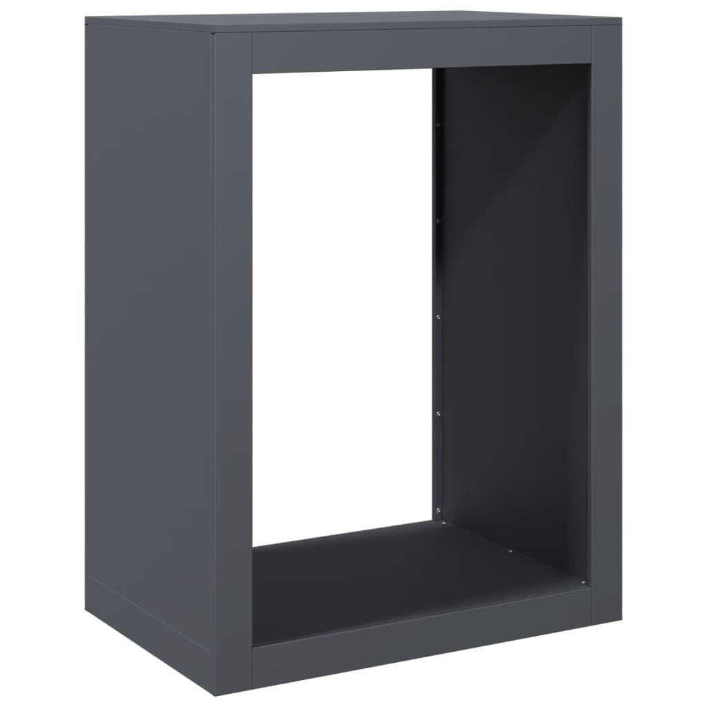 Firewood Rack Anthracite 23.6x15.7x31.5" Steel