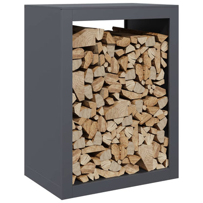 Firewood Rack Anthracite 23.6x15.7x31.5" Steel
