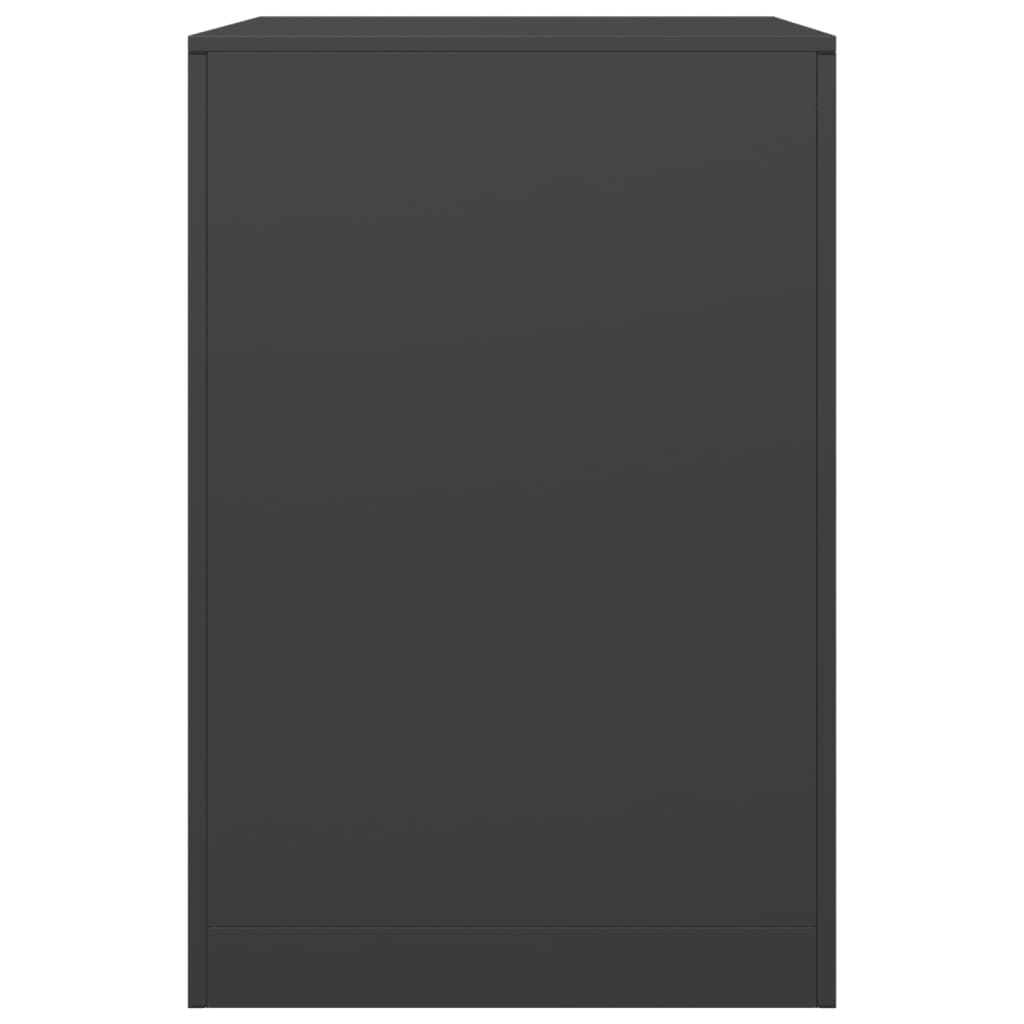 Firewood Rack Black 23.6x15.7x23.6" Steel