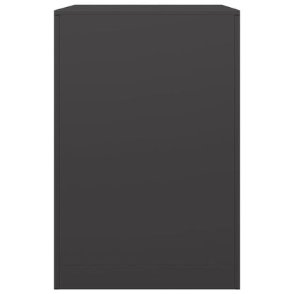 Firewood Rack Black 23.6x15.7x23.6" Steel