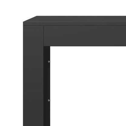 Firewood Rack Black 23.6x15.7x23.6" Steel