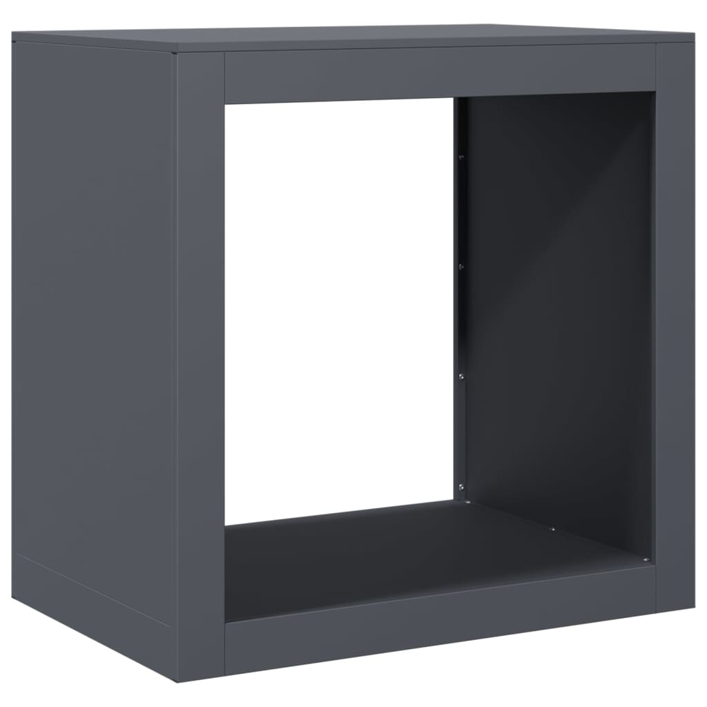 Firewood Rack Anthracite 23.6x15.7x23.6" Steel