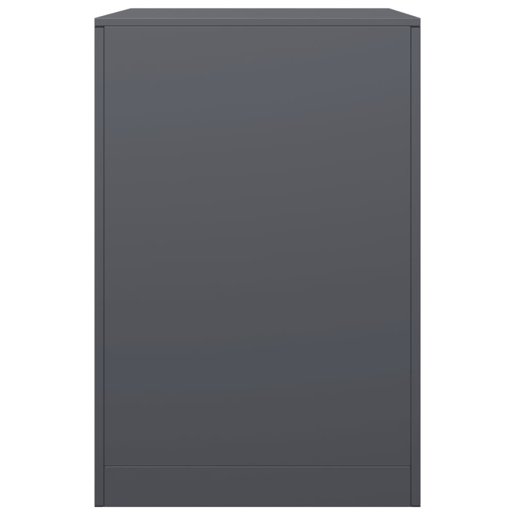 Firewood Rack Anthracite 23.6x15.7x23.6" Steel
