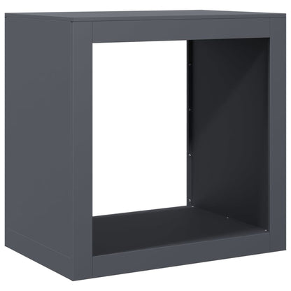 Firewood Rack Anthracite 23.6x15.7x23.6" Steel