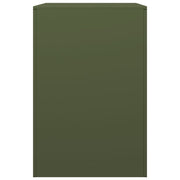 Firewood Rack Green 60x40x60 cm Steel