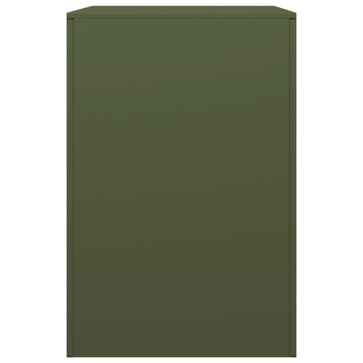 Firewood Rack Green 60x40x60 cm Steel