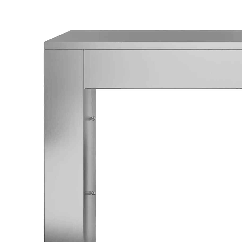 Firewood Rack 60x40x60 cm Galvanised Steel