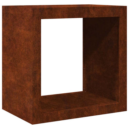 Firewood Rack 23.6x15.7x23.6" Weathering Steel