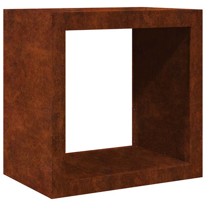 Firewood Rack 23.6x15.7x23.6" Weathering Steel