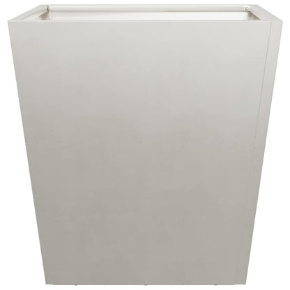 Garden Planters 40x40x40 cm 2 pcs Stainless Steel