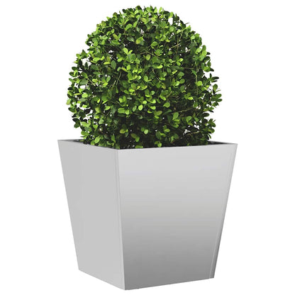 Garden Planter 40x40x40 cm Galvanised Steel