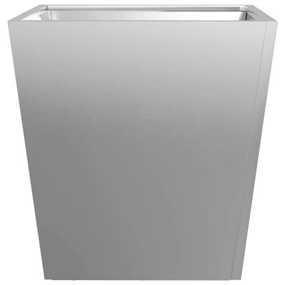 Garden Planter 40x40x40 cm Galvanised Steel