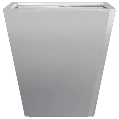 Garden Planters 40x40x40 cm 2 pcs Galvanised Steel