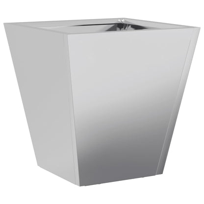 Garden Planters 40x40x40 cm 2 pcs Galvanised Steel
